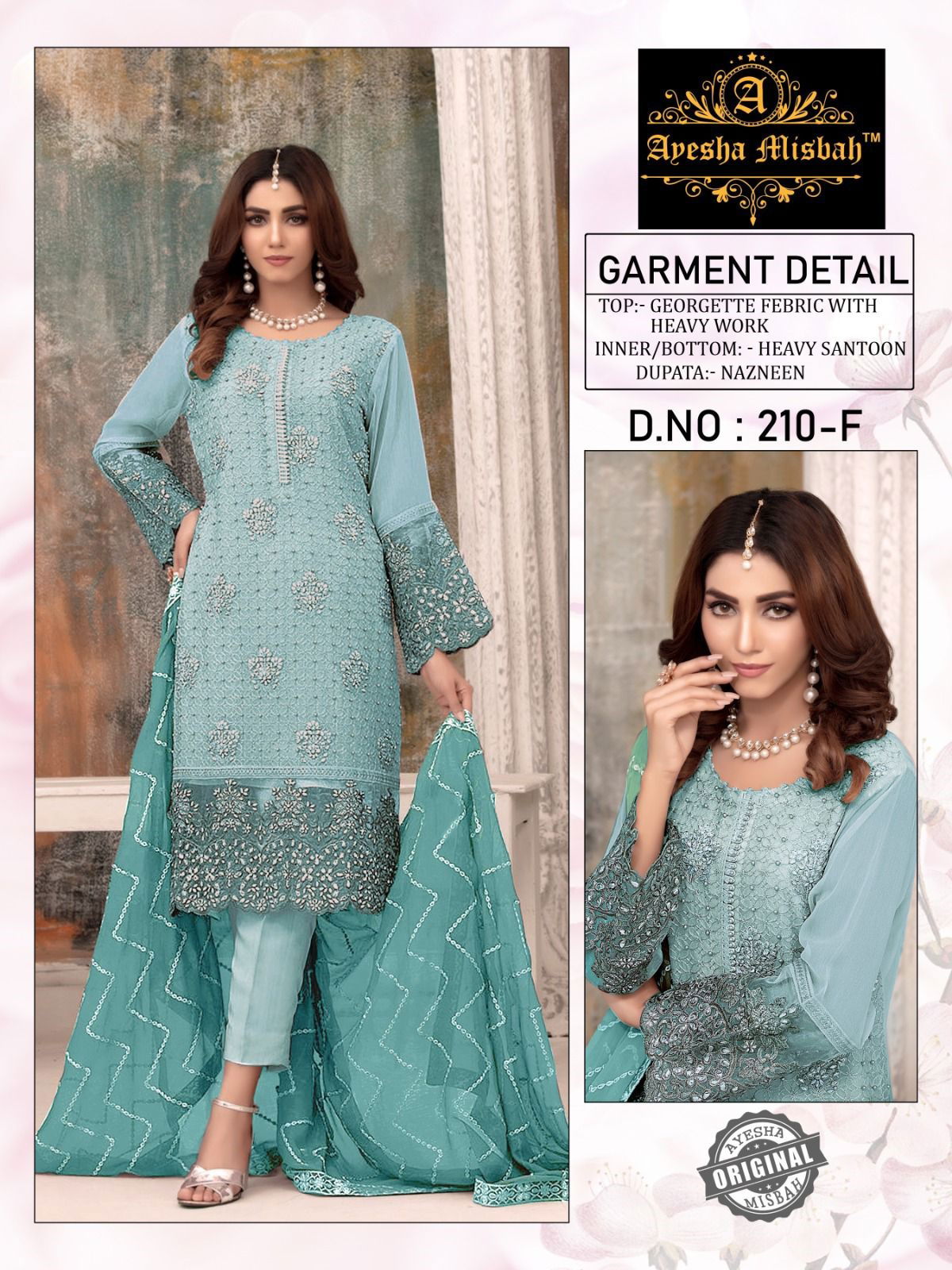 Ayesha Misbah 210 Pakistani Suits Catalog